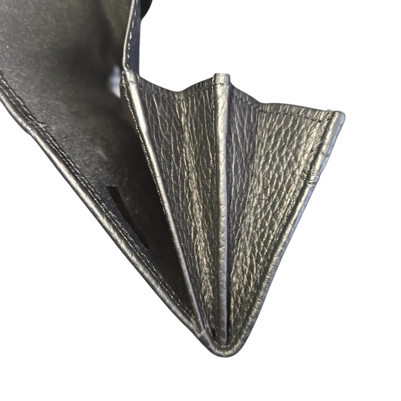 Valentina Black Leather Wallet - Picture 8 of 12